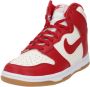 Nike Dunk High Dames Sail Gum Light Brown White Gym Red- Dames Sail Gum Light Brown White Gym Red - Thumbnail 2