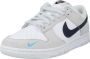 Nike herenschoenen Dunk Low Football Grey White Bright Crimson Midnight Navy- Heren Football Grey White Bright Crimson Midnight Navy - Thumbnail 4