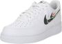 Nike Air Force 1 '07 Low Multi Swoosh White Black FN7807-100 - Thumbnail 1