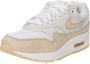Nike Air Max 1 Premium Sneakers Casual schoenen Wit Beige Creme - Thumbnail 2