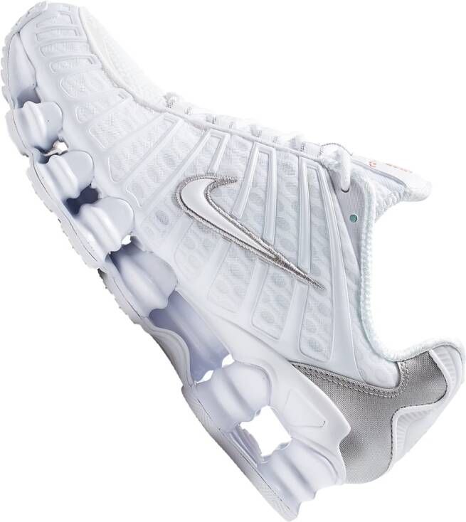 Nike Wmns Shox Tl Running Schoenen white white metallic silver max orange maat: 36 beschikbare maaten:36.5 37.5 36 38.5 39 40.5 41 - Foto 6