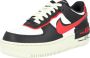 Nike Air Force 1 Shadow University Red Sneakers Unisex Wit Zwart Rood - Thumbnail 2