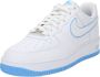 Nike Air Force 1 Low '07 White University Blue Sneakers Unisex Doos Zonder Deksel - Thumbnail 1