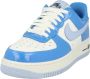 Nike Air Force 1 Low Blue Patent Sneakers Unisex Blauw Wit - Thumbnail 2