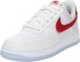Nike Air Force 1 Low '07 Satin White Varsity Red DX6541 - Thumbnail 2