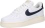 Nike Air Force 1 '07 Flyease \ White Vintage Sail Navy Sneakers - Thumbnail 2