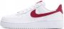 Nike Air Force 1 '07 Dames Sneakers White Noble Red-White - Thumbnail 2
