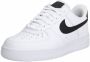 Nike Air Force 1 '07 Dames Sneakers White White Black - Thumbnail 3