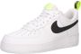 Nike Lage Sneakers Air Force 1 '07 White Neon Blanc - Thumbnail 3