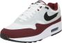 Nike Air Max 1 White Dark Team Red Pure Platinum Black- Heren White Dark Team Red Pure Platinum Black - Thumbnail 3