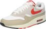 Nike Air Max 1 SC White Cream II Limestone University Red- White Cream II Limestone University Red - Thumbnail 4