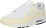 Nike Air Max 1 White Alabaster Dames Sneakers Wit Geel Doos zonder deksel - Thumbnail 2