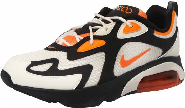 Nike Air Max 200 CI3865-004 Wit / Zwart / Oranje-44.5 maat 44.5 -  Schoenen.nl