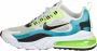 Nike Air Max 270 React Se Oracle Aqua Black Ghost Green Schoenmaat 40 1 2 Sneakers CT1265 300 - Thumbnail 4