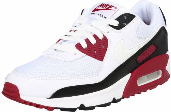 Nike Air Max 90 Heren Sneakers White White New Maroon Black - Foto 2