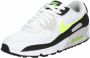 Nike Air Max 90 Leather Baby's White Black Neutral Grey Hot Lime Kind - Thumbnail 4