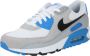 Nike Herenschoenen Air Max 90 White Photo Blue Pure Platinum Black- Heren White Photo Blue Pure Platinum Black - Thumbnail 4