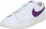 Nike Blazer Low Leather Heren Sneakers White Voltage Purple-Sail - Thumbnail 2