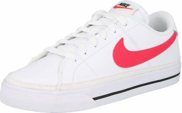 NIKE Court legacy sneakers wit/rood dames - Schoenen.nl