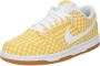 Nike Dunk Low Yellow Gingham Sneakers Dames Wit Geel - Thumbnail 2