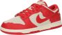 New Balance Nike Dunk Low Dames Sneaker Rood Wit Doos zonder deksel - Thumbnail 2