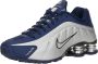 Nike Shox R4 Blauw Zilver Zwart Sneakers Dames - Thumbnail 2