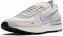 Nike Waffle One Dames Summit White Light Bone Green Glow Infinite Lilac Dames - Thumbnail 3