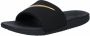 Nike Kawa Younger Older Kids' Slide Black Metallic Gold Kind Black Metallic Gold - Thumbnail 6