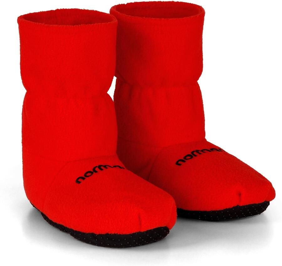 Normani Huisschoenen rood zwart - Foto 2