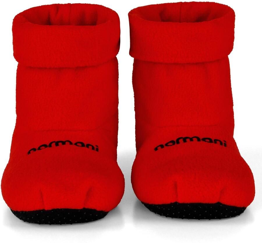 Normani Huisschoenen rood zwart - Foto 4