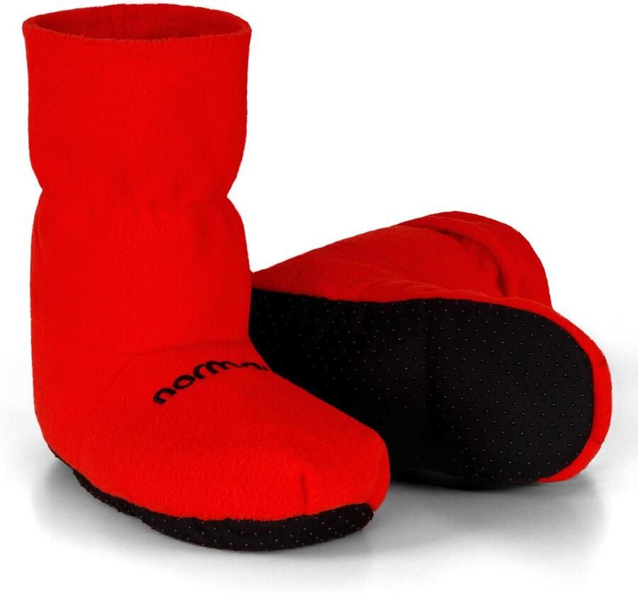 Normani Huisschoenen rood zwart - Foto 3