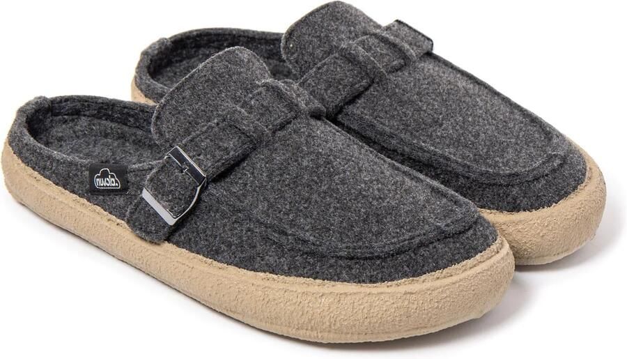 Nuvola. Huisschoenen 'Zueco Clay' donkergrijs - Foto 5