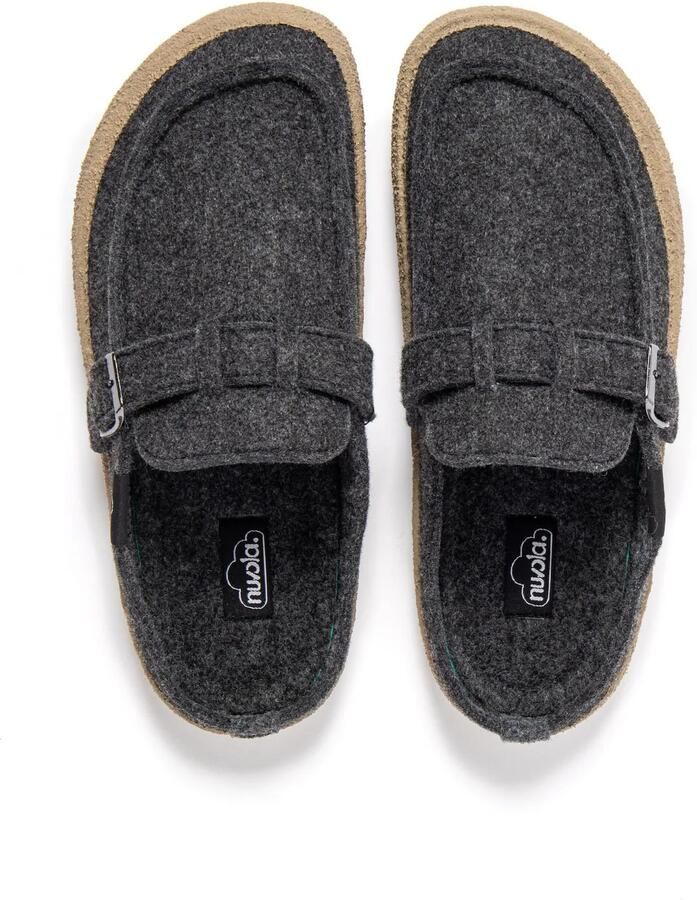 Nuvola. Huisschoenen 'Zueco Clay' donkergrijs - Foto 3