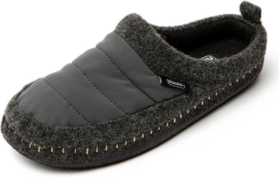 Nuvola. Huisschoenen 'Zueco New Wool' donkergrijs - Foto 5