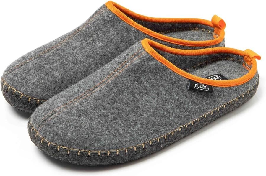 Nuvola. Nuvola- Sloffen Unisex- Grijs oranje - Foto 4