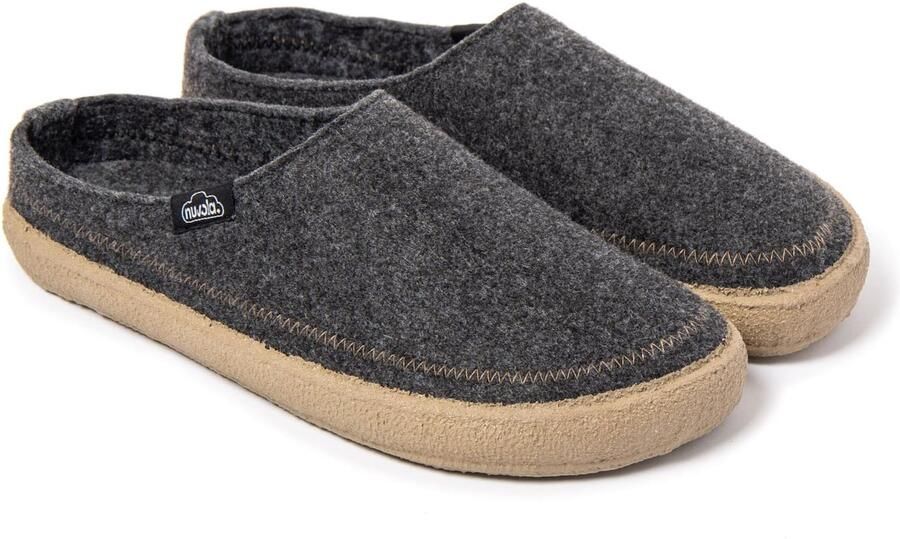 Nuvola. Huisschoenen 'Zueco Terra' donkergrijs - Foto 4