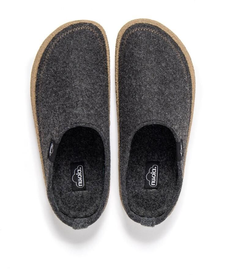 Nuvola. Huisschoenen 'Zueco Terra' donkergrijs - Foto 3