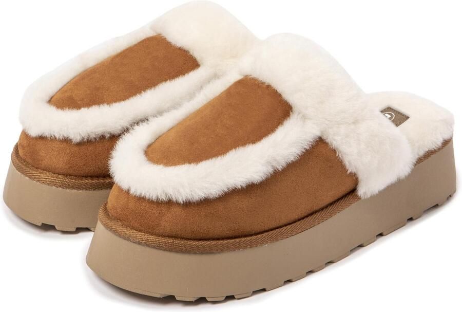 Nuvola. Huisschoenen 'Alaska' kastanjebruin - Foto 5