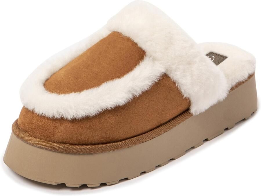 Nuvola. Huisschoenen 'Alaska' kastanjebruin - Foto 4