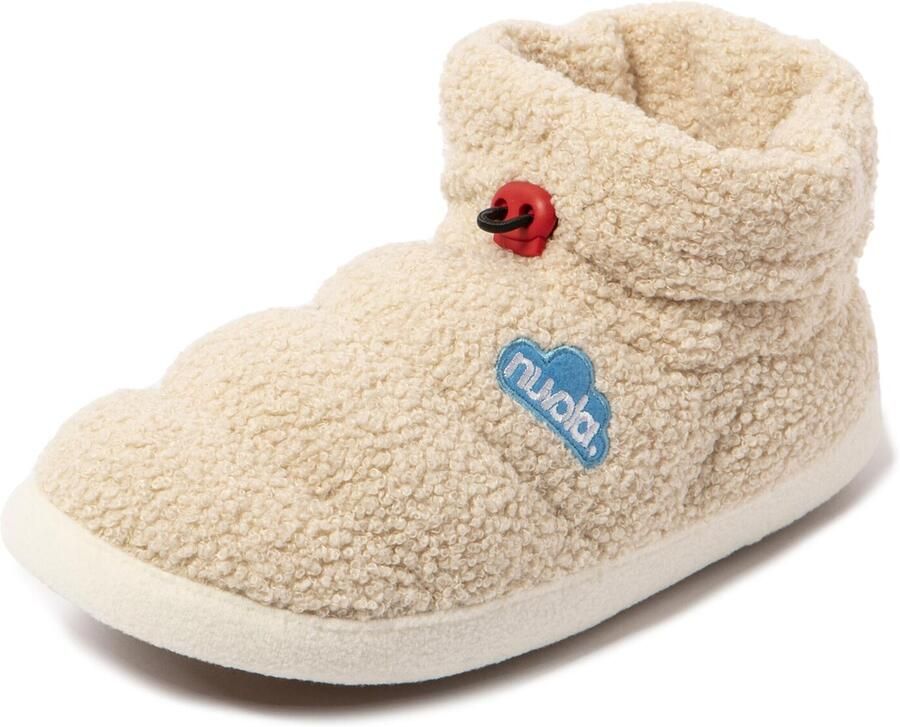 Nuvola. Huisschoenen 'Boot Home Sheep' crème - Foto 4