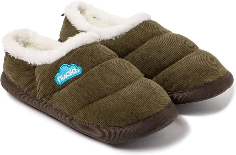 Nuvola. Huisschoenen 'Classic Cordy' donkergroen - Foto 4