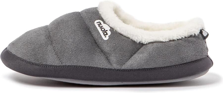 Nuvola. Huisschoenen 'Classic Velvet' donkergrijs