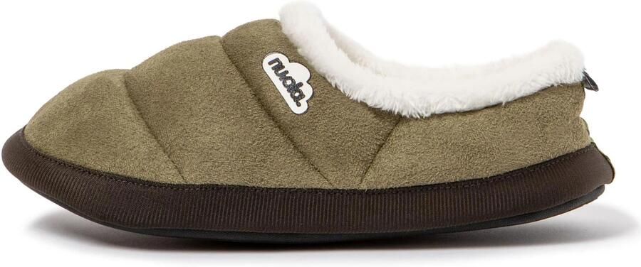 Nuvola. Huisschoenen 'Classic Velvet' donkergroen