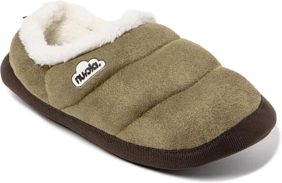 Nuvola. Huisschoenen 'Classic Velvet' donkergroen