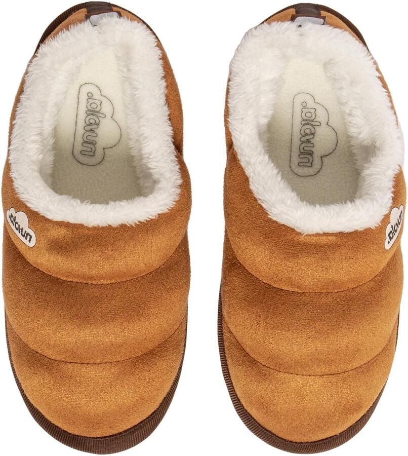 Nuvola. Huisschoenen 'Classic Velvet' kastanjebruin - Foto 3