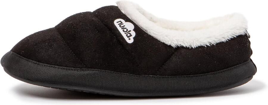 Nuvola. Huisschoenen 'Classic Velvet' zwart
