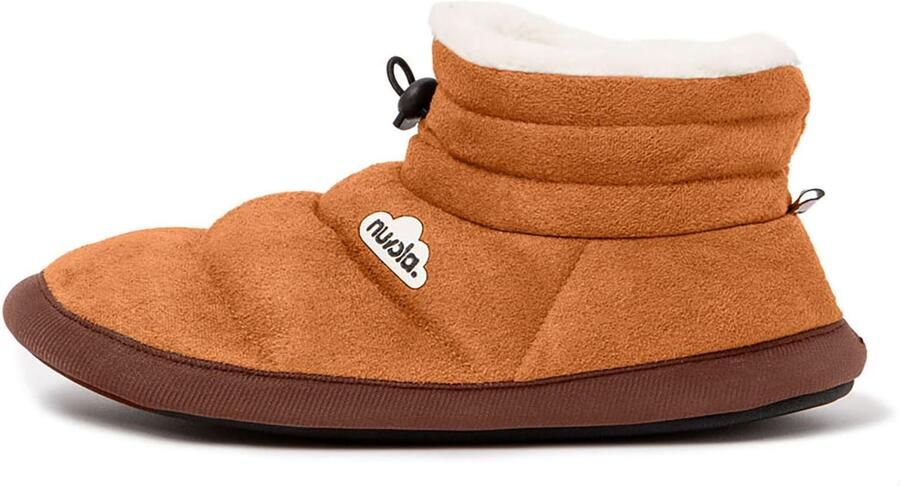 Nuvola. Huisschoenen 'Home' kastanjebruin