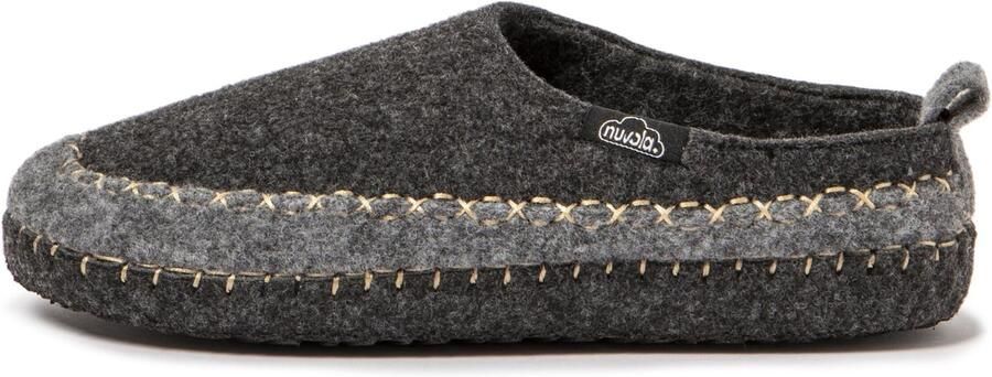 Nuvola. Huisschoenen 'Ranglan' donkergrijs