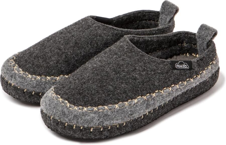 Nuvola. Huisschoenen 'Ranglan' donkergrijs - Foto 4