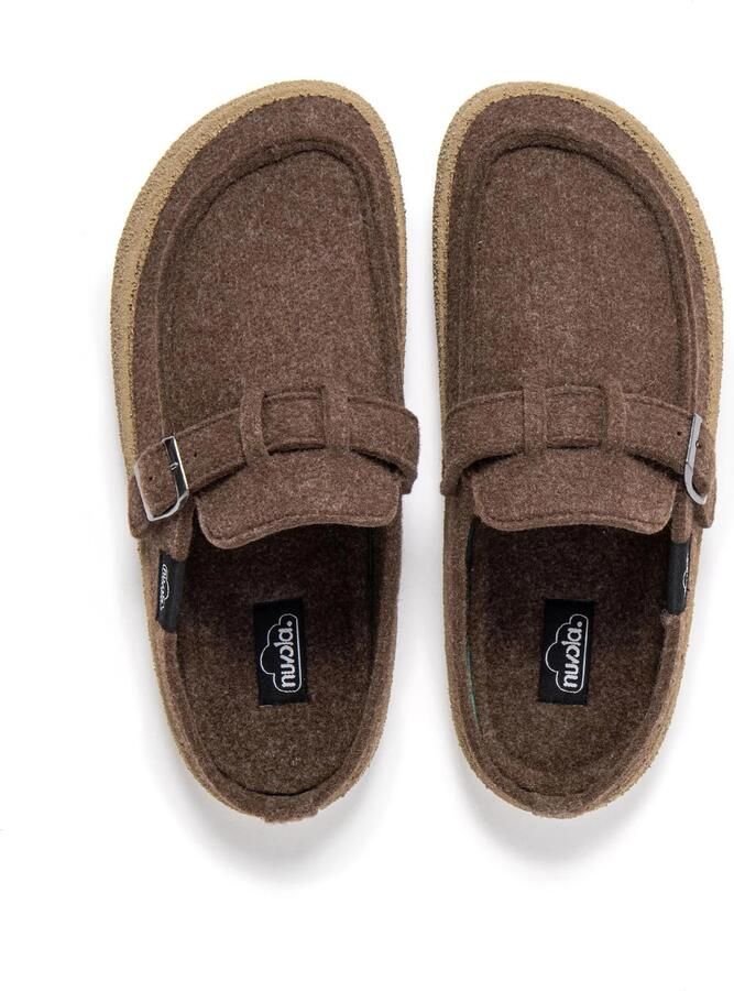 Nuvola. Huisschoenen 'Zueco Clay' bruin - Foto 3